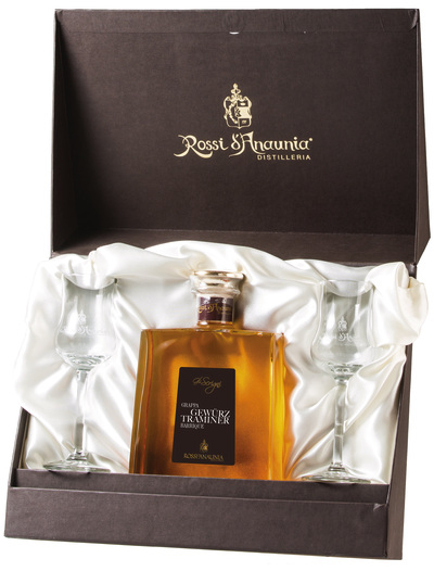 Cofanetto Gewuerztraminer Barrique + 2 calici